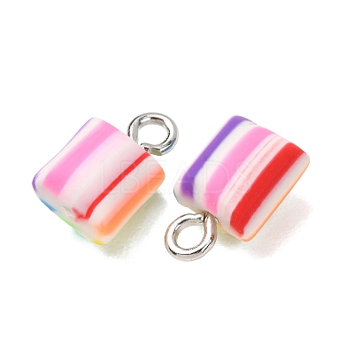 Handmade Polymer Clay Charms CLAY-C008-03-1