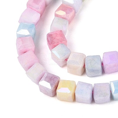 Anti-Tarnish Electroplate Glass Beads Strands X-GLAA-T025-4mm-10M-1