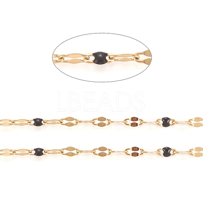 3.28 Feet Handmade Stainless Steel Dapped Chains X-CHS-D026-16G-G-1