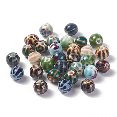 Handmade Porcelain Beads PORC-S498-24-M-1