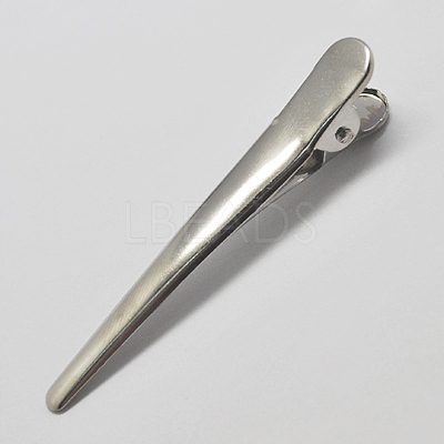 Iron Alligator Hair Clip Findings X-IFIN-S287-6cm-1