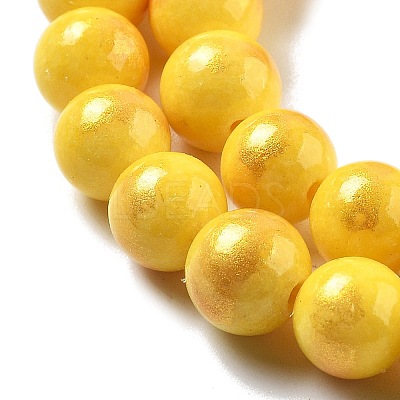 Natural Mashan Jade Beads Strands G-A255-A01-01D-1