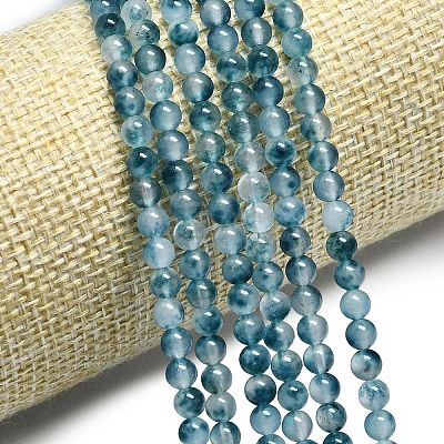 Natural Malaysia Jade Beads Strands G-L645-C01-4mm-24-1