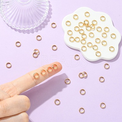 SHEGRACE Brass Closed Jump Rings XGRQ5F266-801G-1