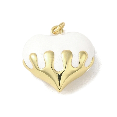 Rack Plating Brass Enamel Pendants KK-S366-05G-01-1
