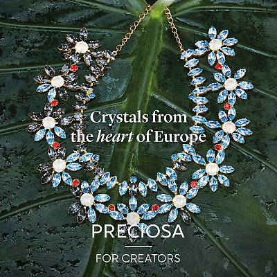 Preciosa&reg MAXIMA Crystal Round Stones LS-Y-PRC-RBSS29-60010-1