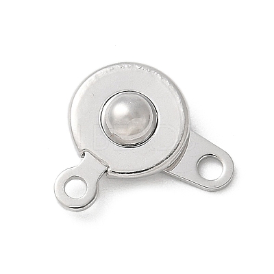 Brass Snap Clasps KK-U052-25P-1