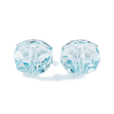 Transparent K9 Glass Beads GLAA-E048-28-1