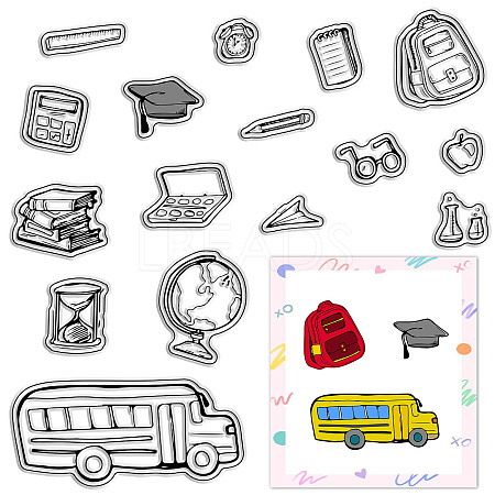 Custom PVC Plastic Clear Stamps DIY-WH0439-0099-1