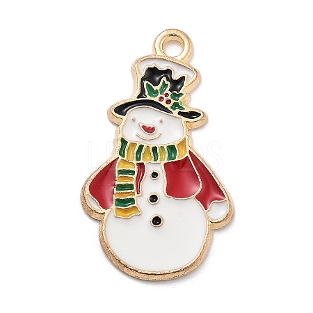 Christmas Theme Alloy Enamel Pendants LS-ENAM-D060-04B-1