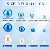 Plastic Imitation Pearl Beads OACR-BC0001-18-2