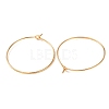 SHEGRACE Brass Hoop Earrings Findings XGR0005G-70G-A-2