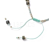 Adjustable Nylon Thread Braided Bead Bracelets BJEW-JB05504-01-3