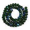 Electroplate Glass Beads Strands EGLA-A034-T3mm-L27-3