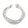 Iron Round Snake Chains BJEW-G741-02P-4