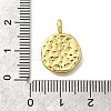 Brass with Enamel Pendants KK-D295-31G-03-2