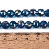 Transparent Glass Beads Strands GLAA-Q107-02A-17-4