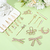 Zinc Alloy Hair Bobby Clips PHAR-SP0001-09-7
