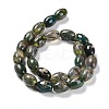 Tibetan Style dZi Beads Strands TDZI-E005-01R-4