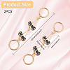 Zinc Alloy Chain Link Purse Strap Extenders AJEW-WH0479-46B-2