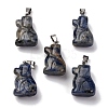 Natural Blue Spot Jasper Pendants G-B127-07P-02-2