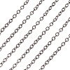 Brass Coated Iron Flat Cable Chains CH-TAC0007-02B-3