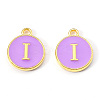 Golden Plated Alloy Enamel Charms LS-X-ENAM-S118-10I-1