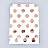 Polka Dot Pattern Eco-Friendly Kraft Paper Bags X-AJEW-M207-H01-01-1