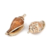 Natural Shell Pendants SHEL-K009-01C-2