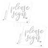 2Pcs Custom Word Acrylic Display Holder AJEW-FH0001-77-1