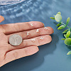 6Pcs 925 Sterling Silver Hollow Initial Beads STER-TA0001-53F-7