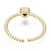 Brass Micro Pave Cubic Zirconia Cuff Rings RJEW-T016-12G-NF-3