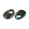Natural Moss Agate Large Hole Pendants G-N348-06B-07-2