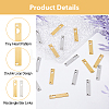 20Pcs 2 Colors 201 Stainless Steel Pendants STAS-DC0014-09-5