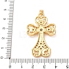 Brass Micro Pave Cubic Zirconia Pendants CU-CBA2F11-17G-02-3