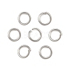 Tarnish Resistant 304 Stainless Steel Open Jump Rings STAS-N015-03-6x.0.8mm-2