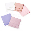 5Pcs 5 Ccolors Square PU Leather Envelope Pouches ABAG-TA0001-77-3