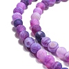 Natural Crackle Agate Beads Strands G-G055-6mm-8-5