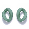 Opaque Spray Painted Acrylic Linking Rings OACR-S036-001A-I-1-2