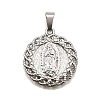 304 Stainless Steel Pendants STAS-B086-10D-P-1
