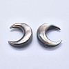 Natural Black Lip Shell Cabochons SSHEL-P015-80B-20mm-2