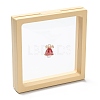 Square Transparent PE Thin Film Suspension Jewelry Display Box CON-D009-01C-01-1