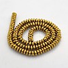 Electroplate Non-magnetic Synthetic Hematite Beads Strands G-J208C-04-2