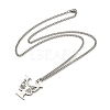 201 Stainless Steel Necklaces NJEW-Q336-01Y-P-2