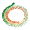 Transparent Painted Glass Beads Strands X-DGLA-A034-T3mm-A04-5