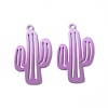Spray Painted Alloy Charms PALLOY-P291-19M-02-2