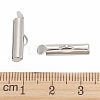 Iron Slide On End Clasp Tubes X-IFIN-R212-1.6cm-P-3