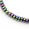 Electroplate Non-magnetic Synthetic Hematite Beads Strands G-M007-80-2