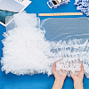 Polyester Lace Ribbon OCOR-WH0105-198-4