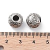 304 Stainless Steel Rhinestone European Beads STAS-A092-10A-P-3